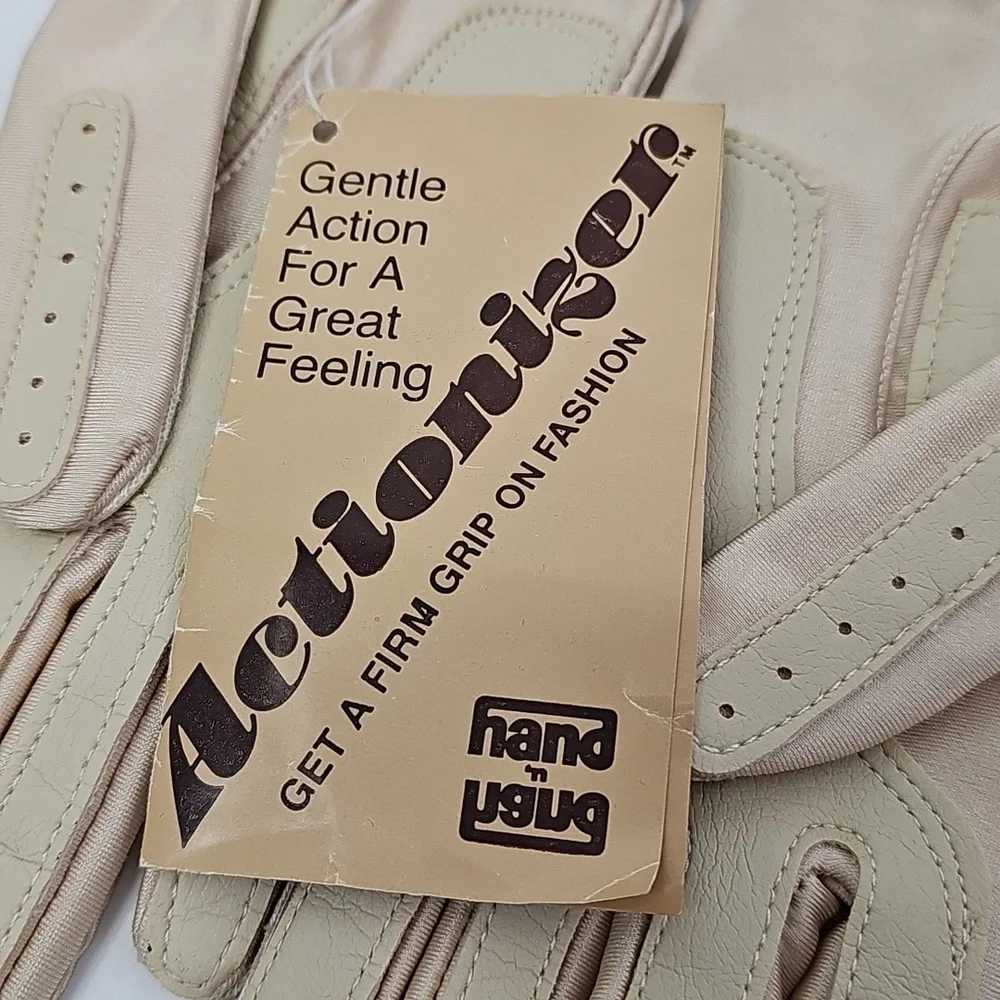 VTG Actionizer‎ Cream Stretchy Outside Gloves